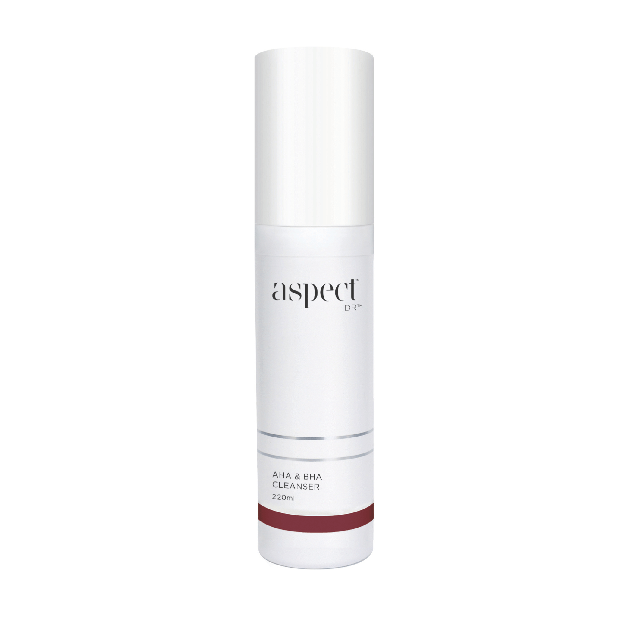 Aspect Dr AHA BHA Cleanser front of bottle on white background