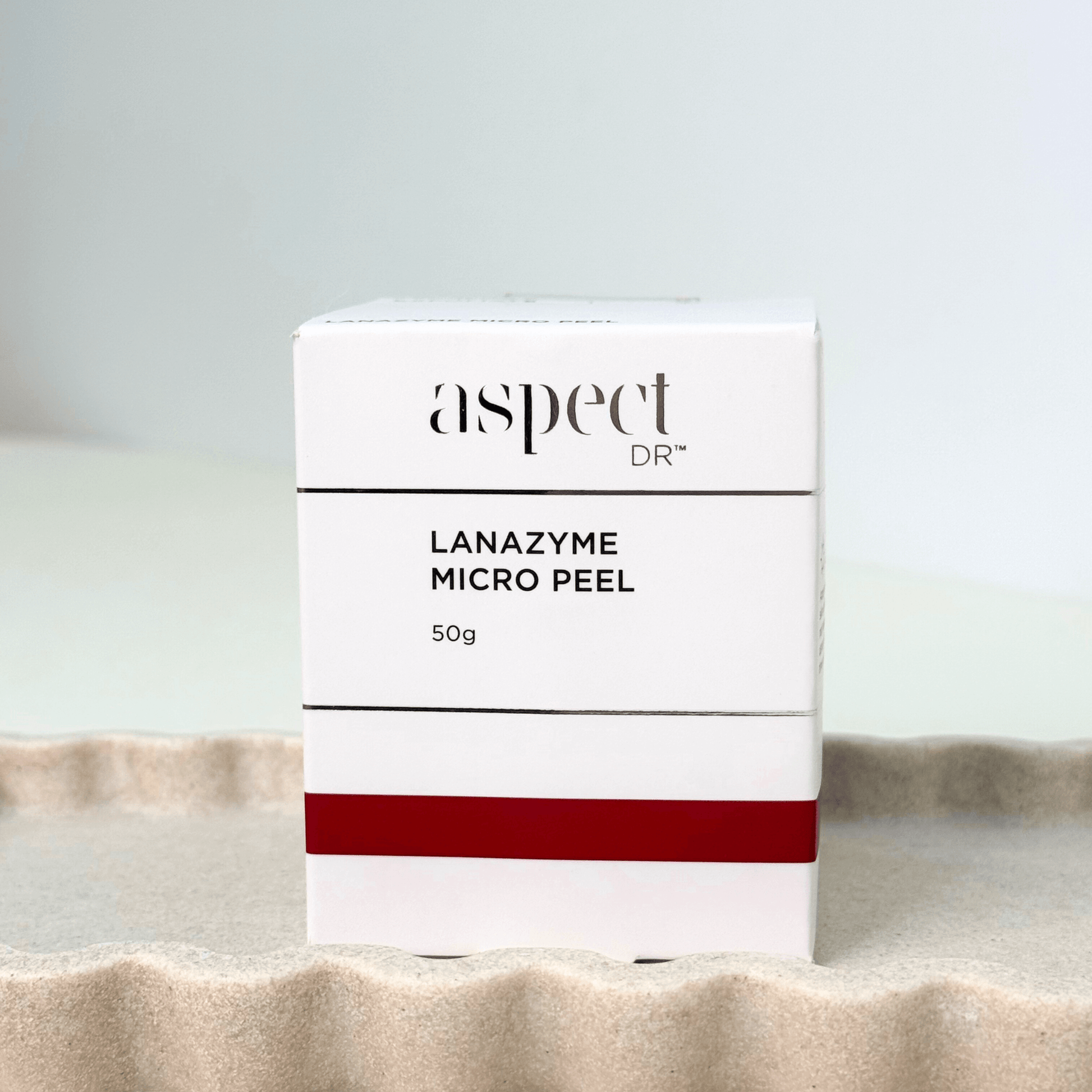 Aspect Dr Lanazyme Micropeel front of packaging on neutral background