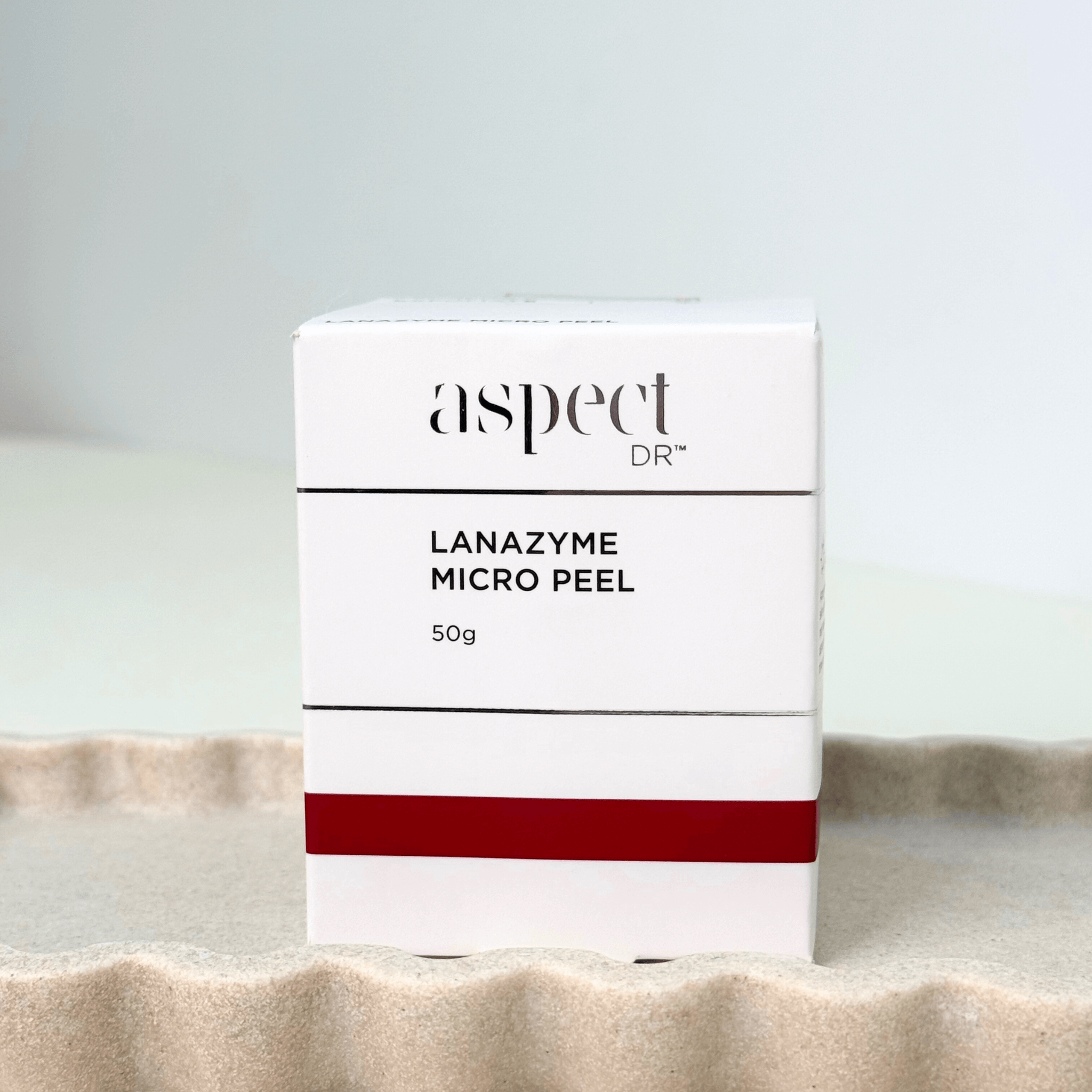 Aspect Dr Lanazyme Micropeel front of packaging on neutral background