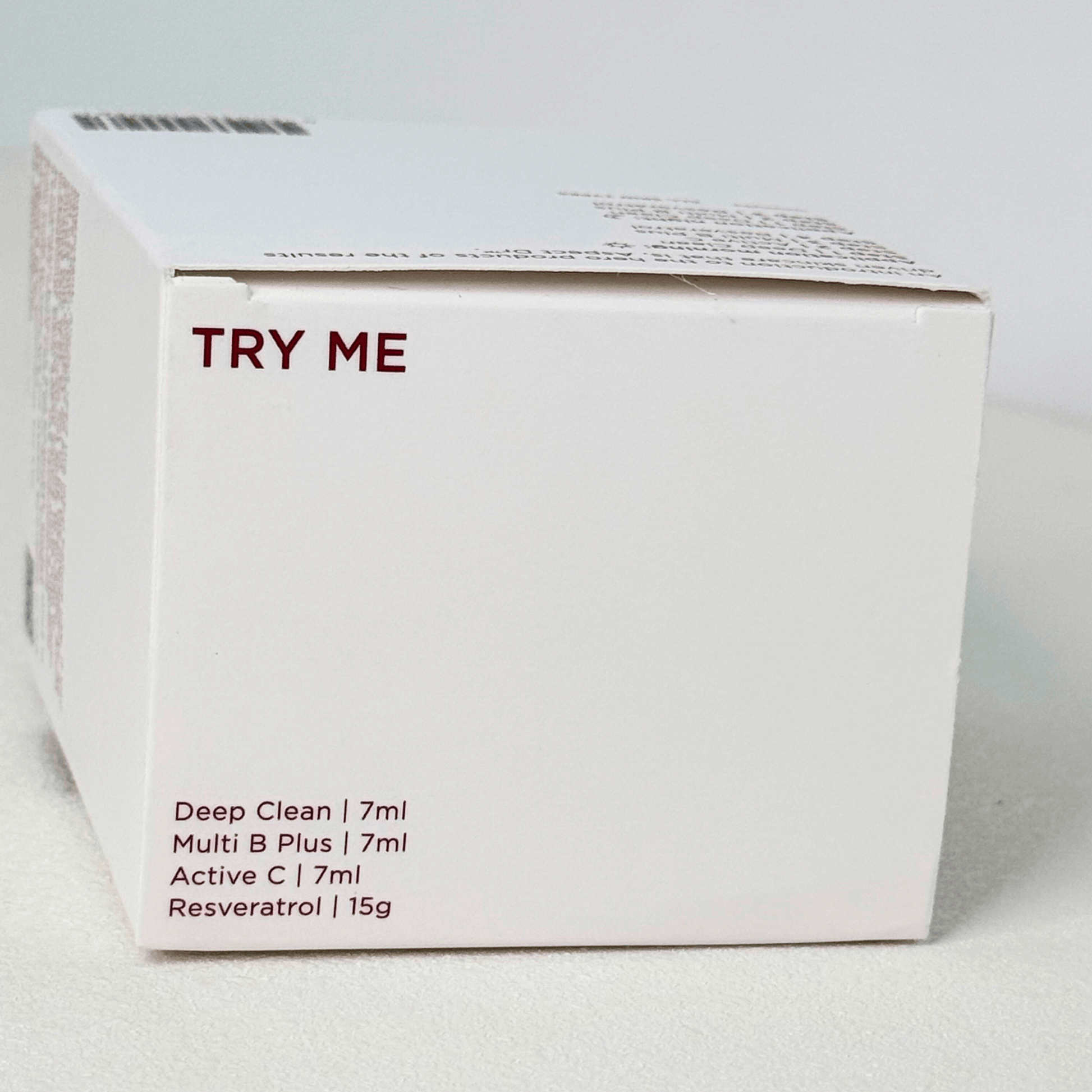 Aspect Dr Try Me Kit top of box