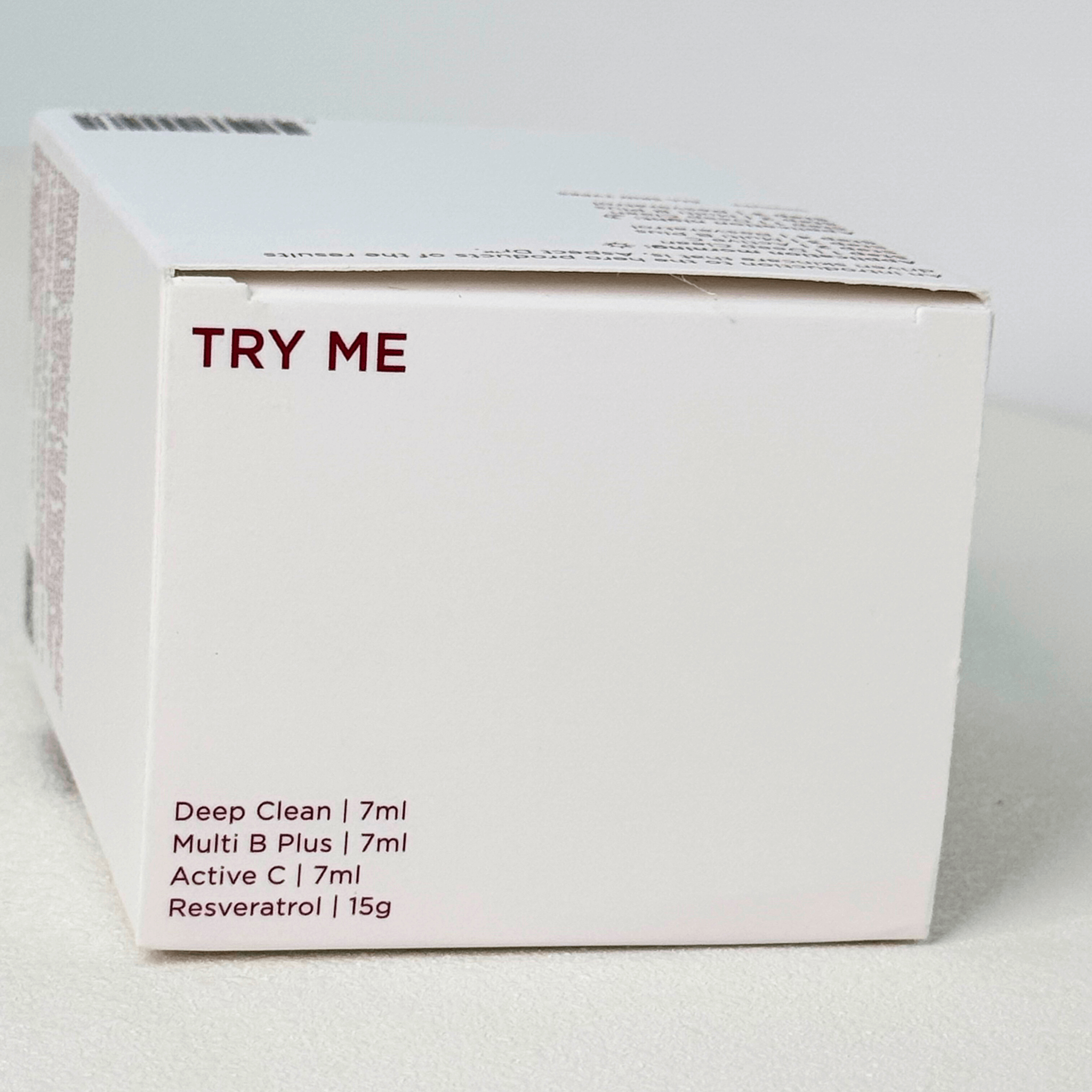 Aspect Dr Try Me Kit top of box