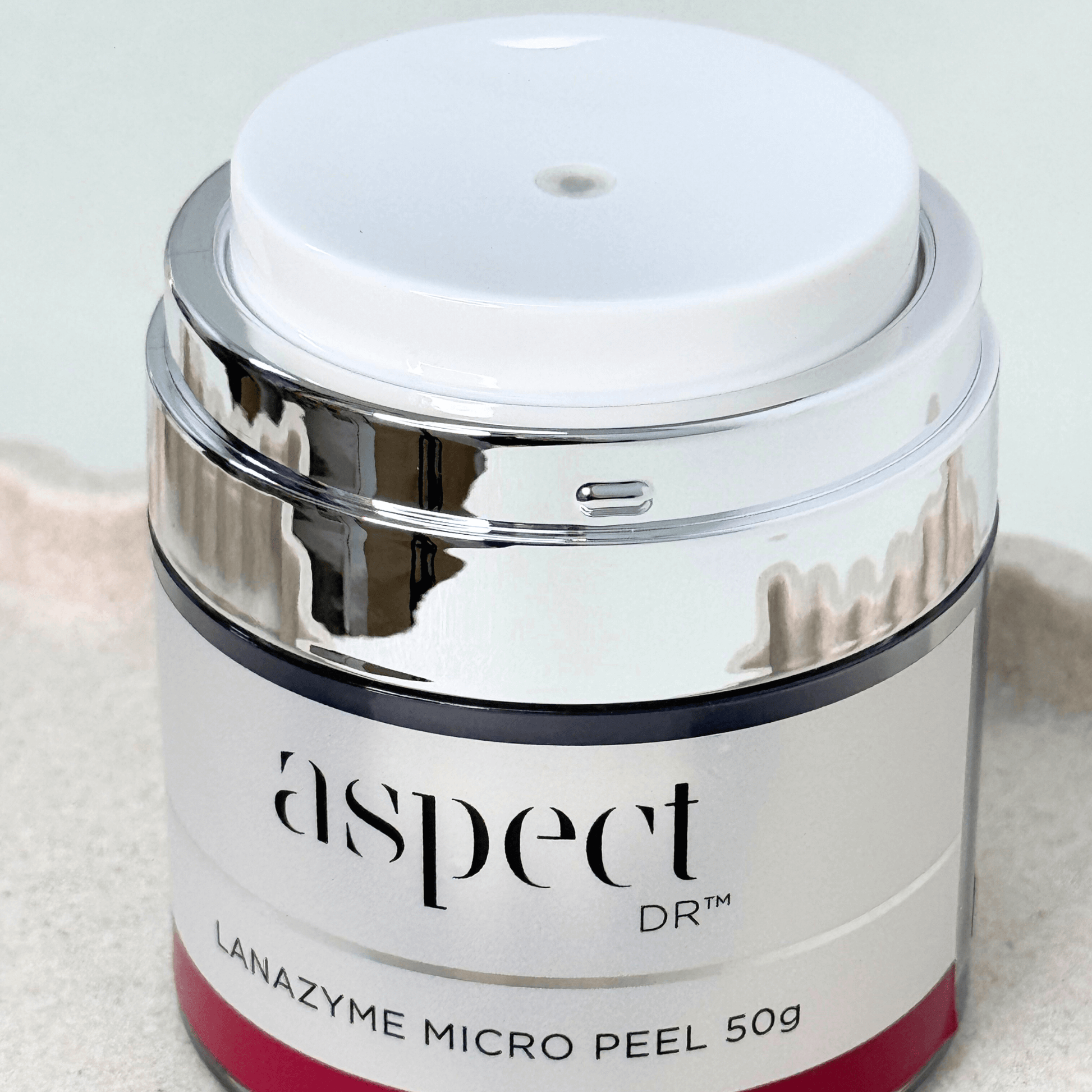 Aspect Lanazyme Micropeel top of product pump dispenser