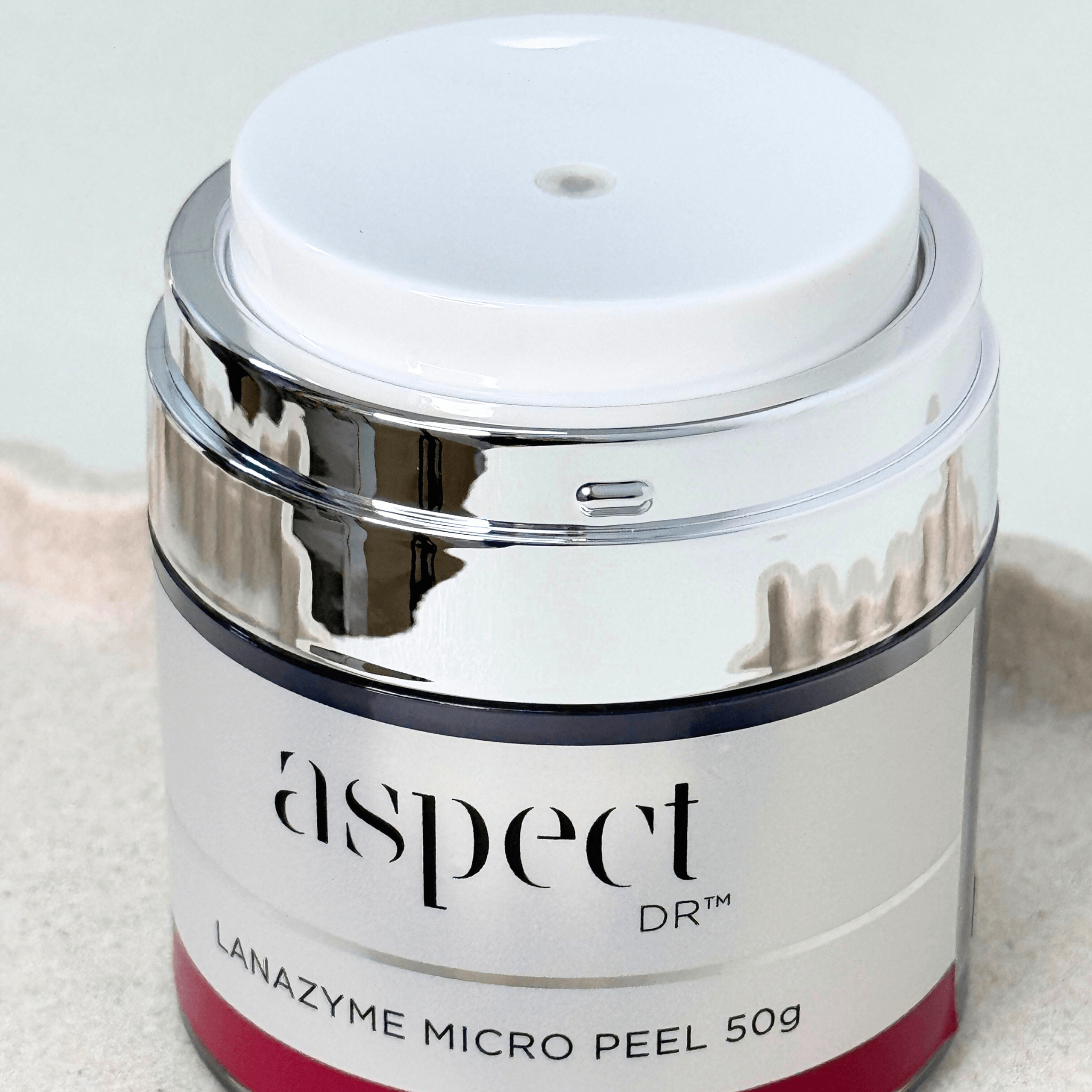Aspect Lanazyme Micropeel top of product pump dispenser