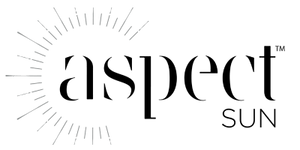 Aspect Sun Sunscreen logo on transparent background