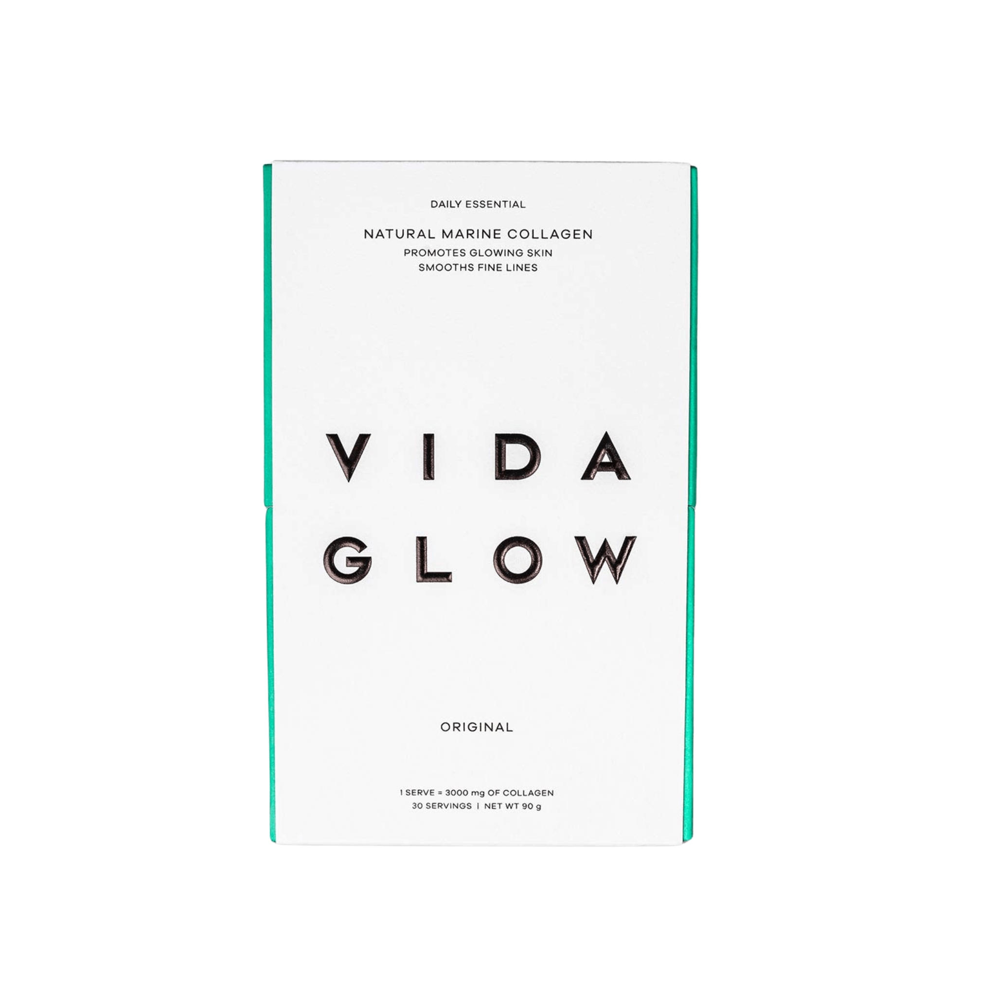 Vida Glow original box front on white background