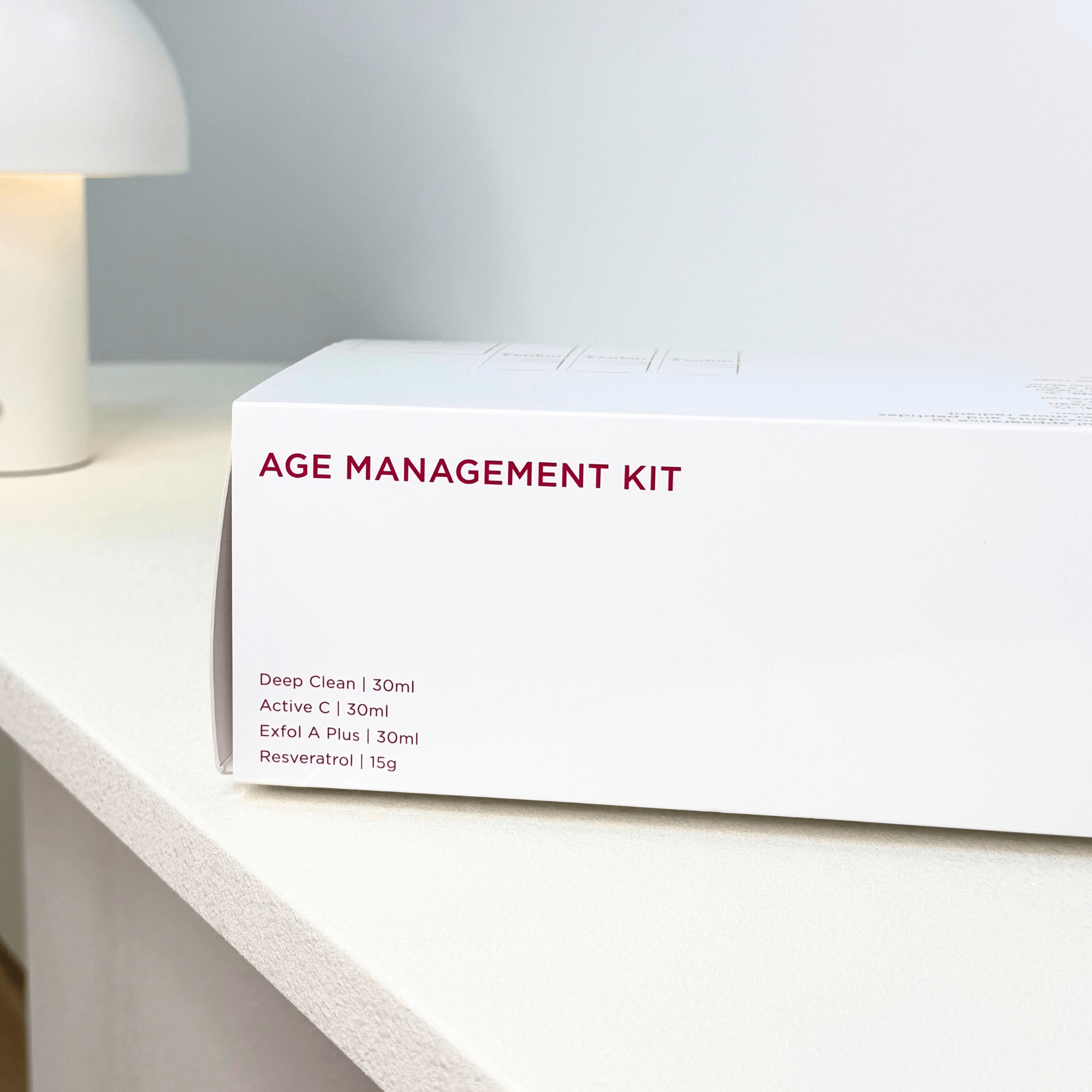 Age Management Kit Aspect Dr top of box on white background