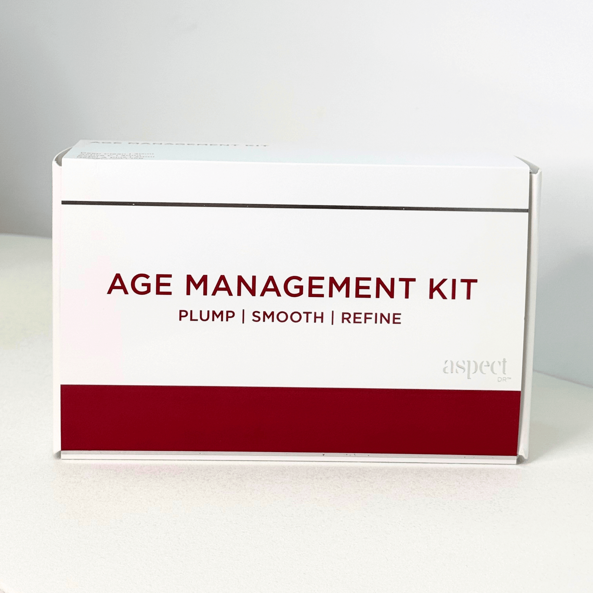 Front of box Age Management Kit Aspect Dr on white background