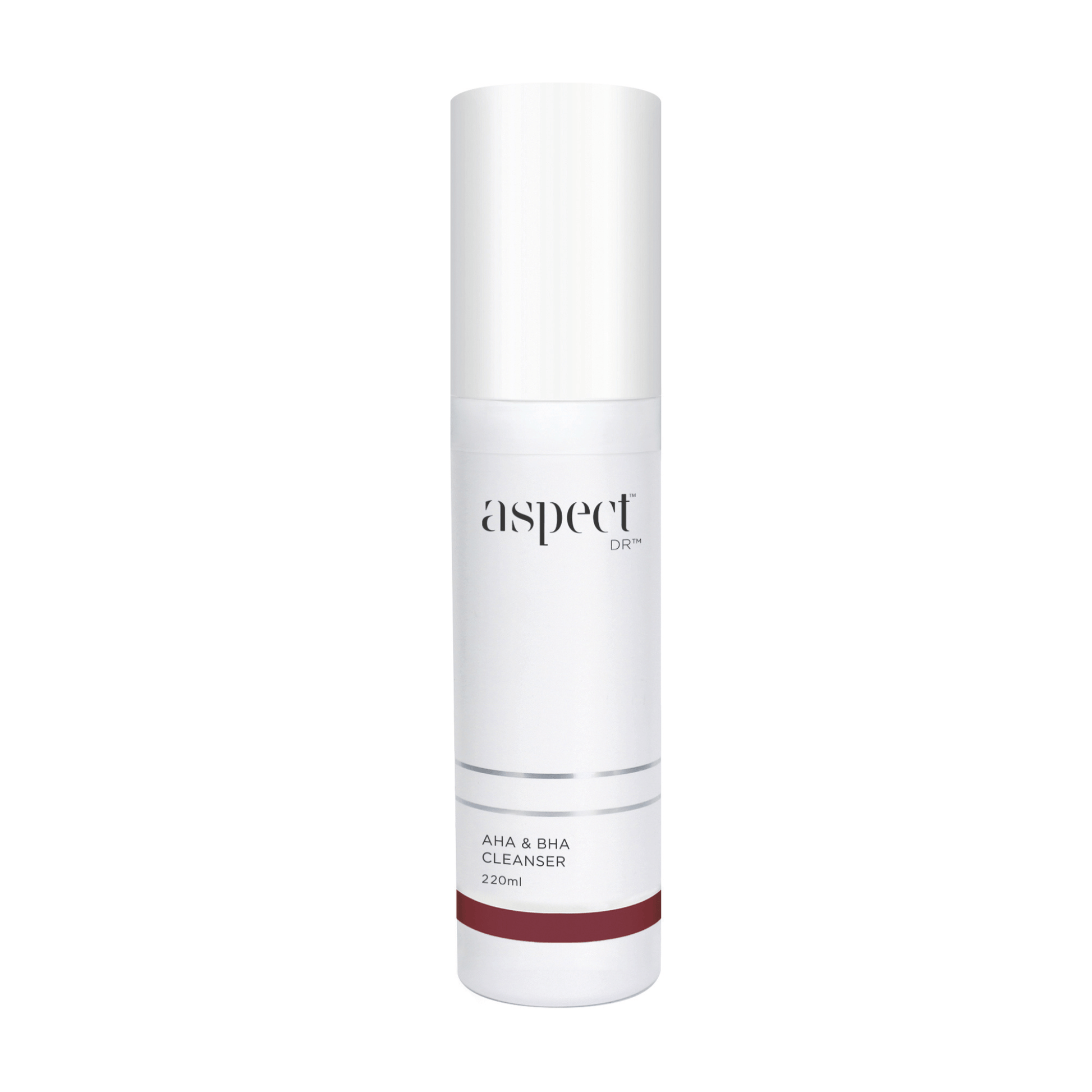 Aspect Dr AHA BHA Cleanser front of bottle on white background