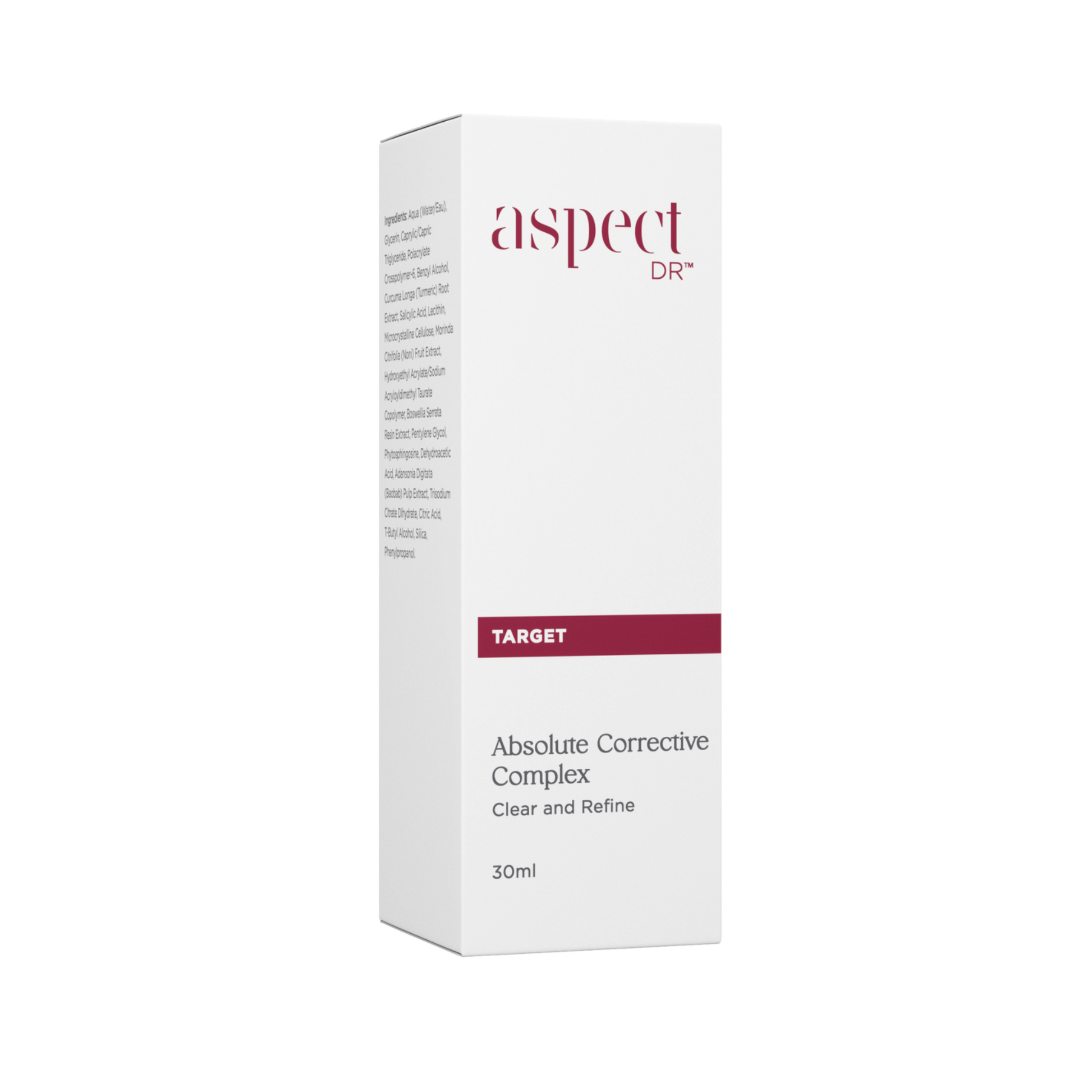 Aspect Dr Absolute Corrective Complex front of box on white background