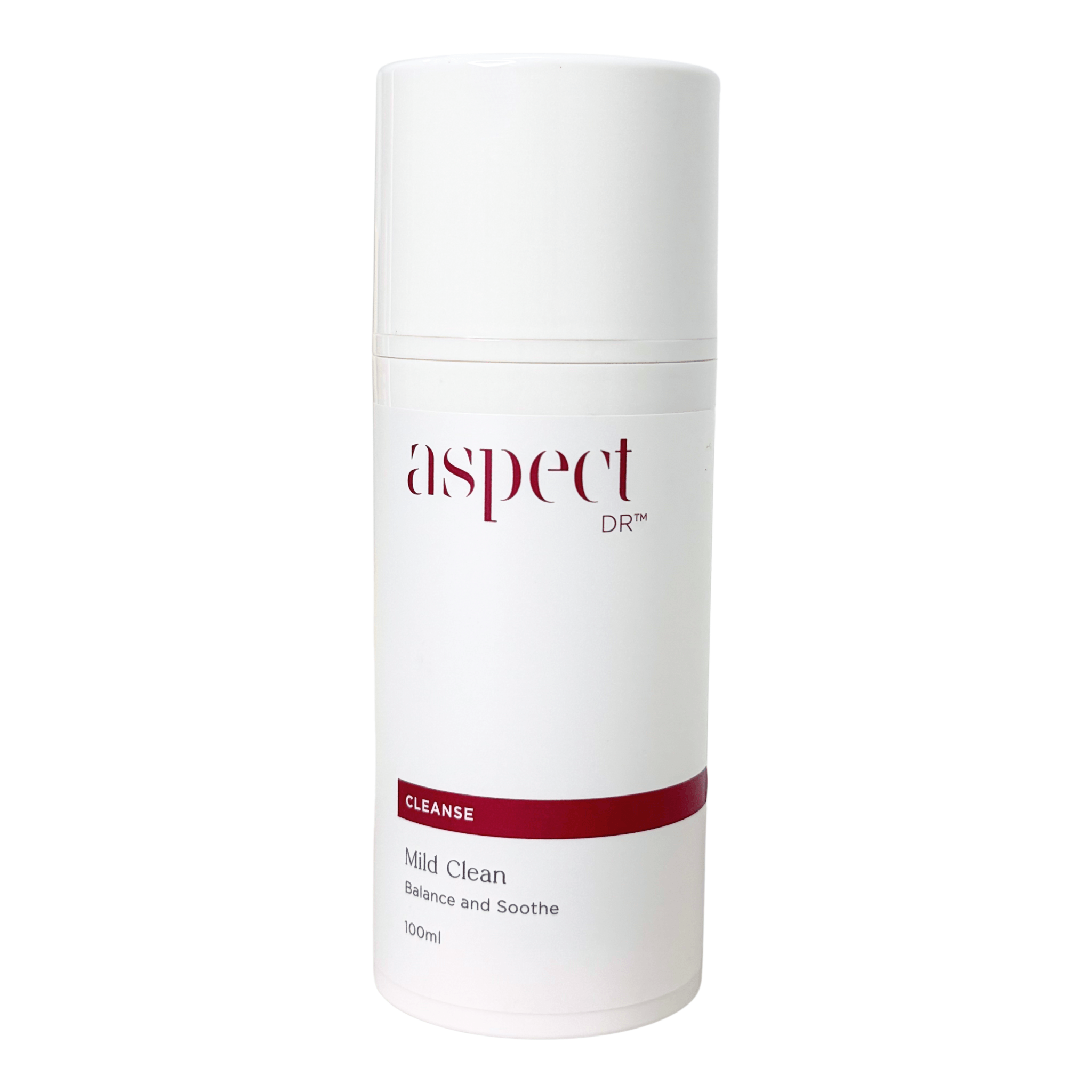 Aspect Dr Mild clean Cleanser on a white background