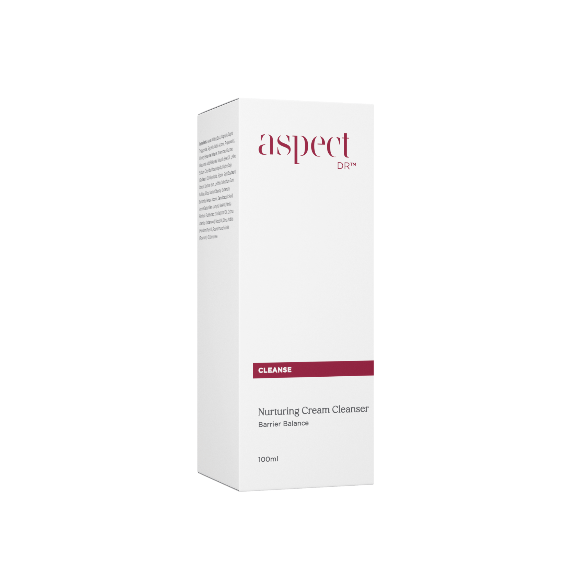 Aspect Dr Nurturing Cream Cleanser front of packaging on white background