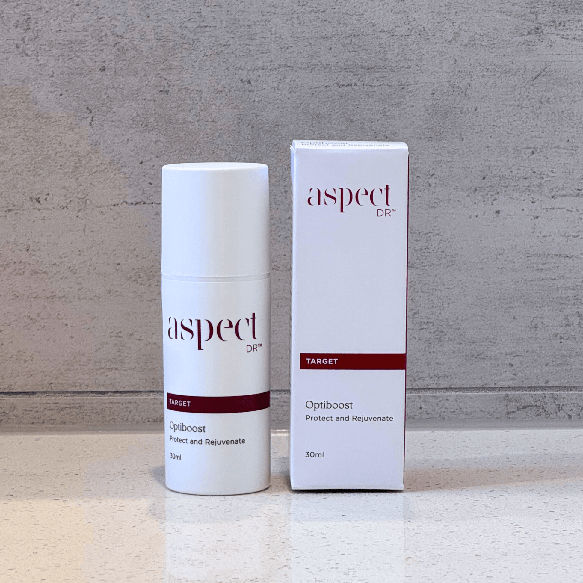 Aspect Dr Optiboost serum box and product