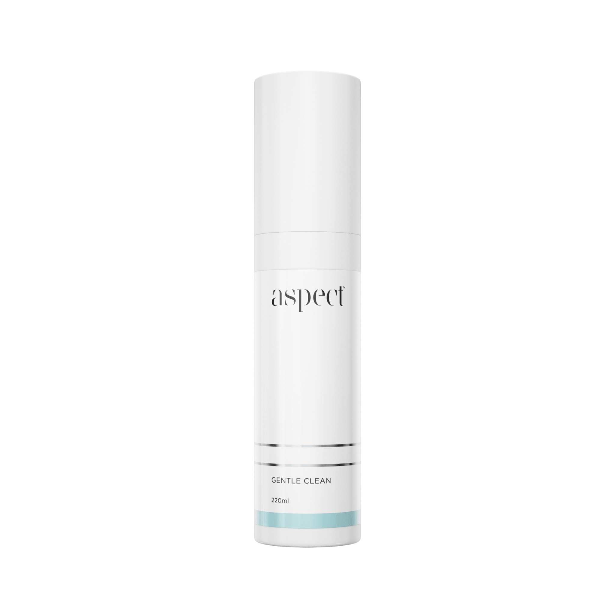 Aspect Gentle Clean 220ml Cleanser bottle on white background