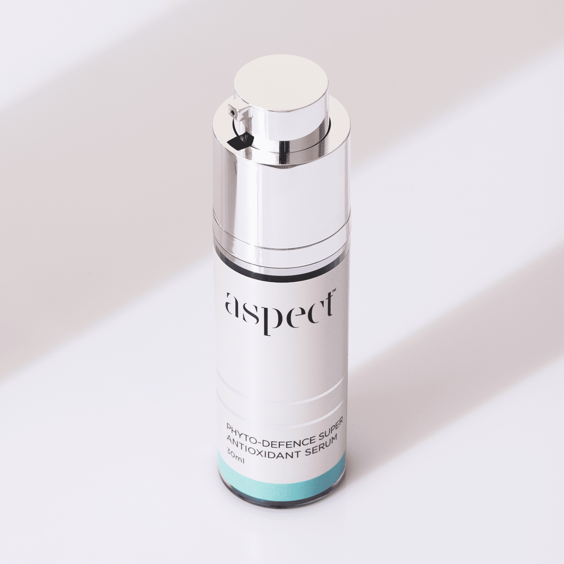 Aspect Phyto-Defence Skincare serum bottle on a light background