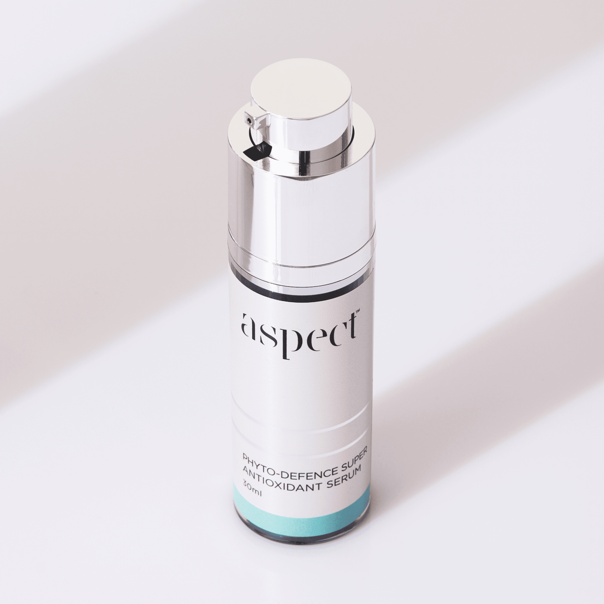 Aspect Phyto-Defence Skincare serum bottle on a light background