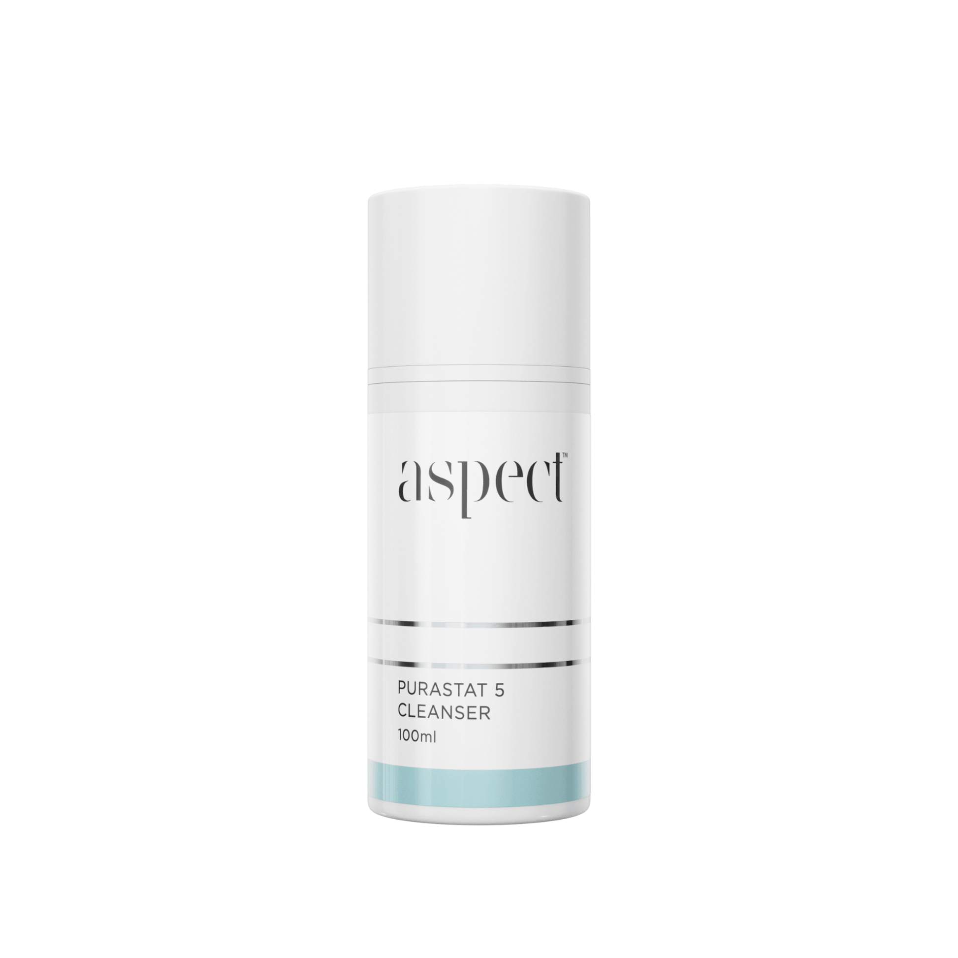 Aspect purastat 5 cleanser 100ml on a white background