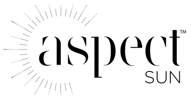 Aspect Sun Sunscreen logo on transparent background