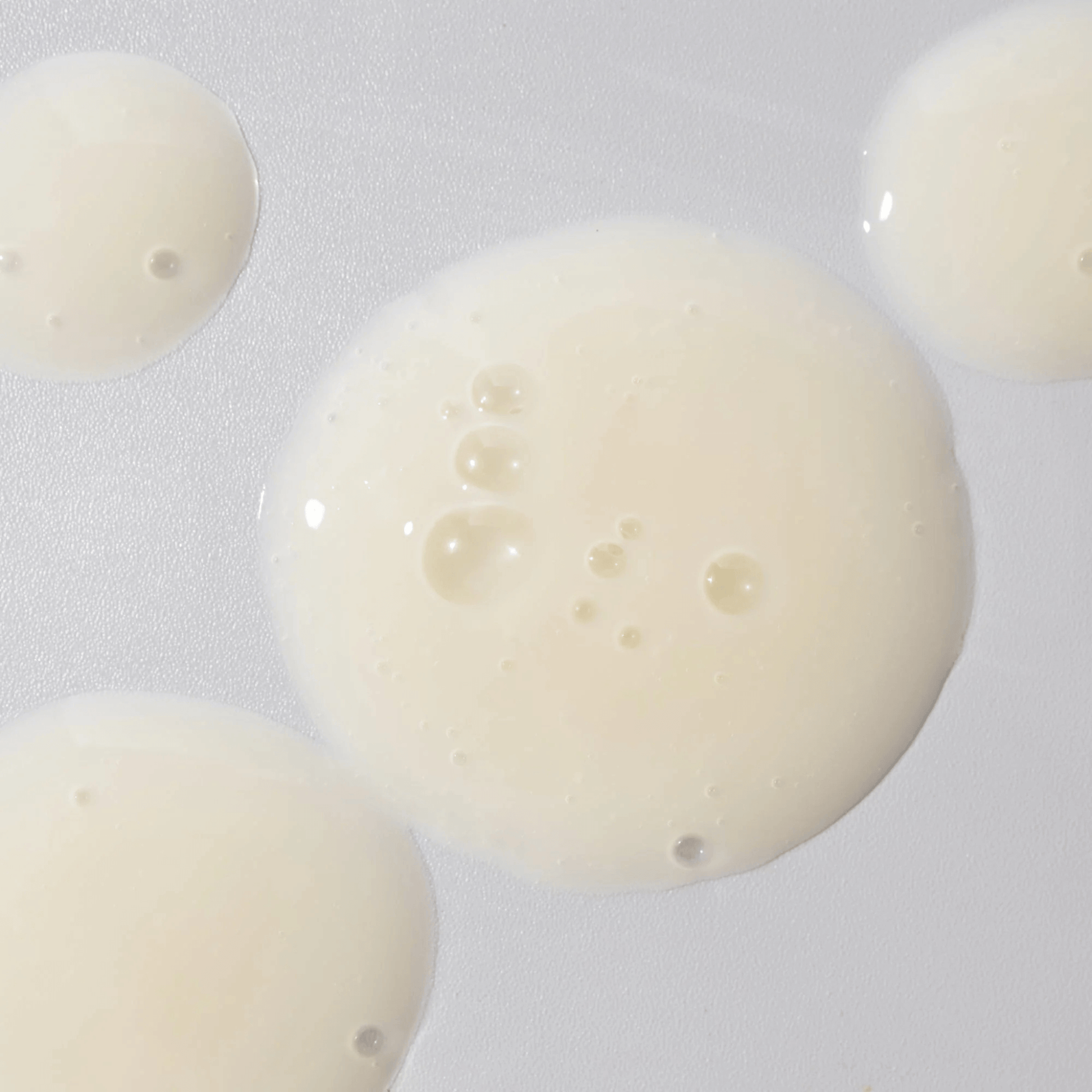 Close up of Cosmedix Affirm skincare swatch on white background