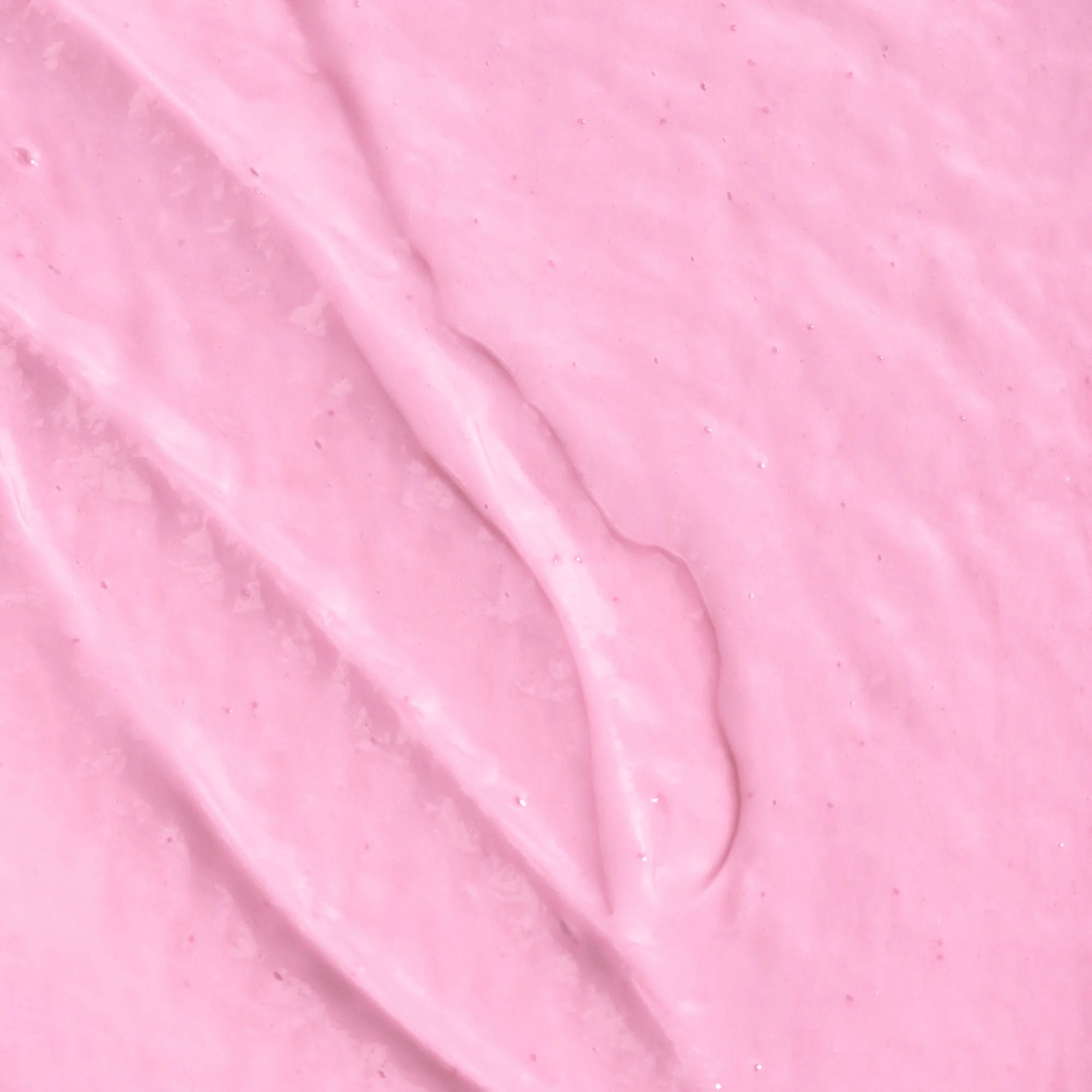 Close up of pink Cosmedix Emulsion moisturiser texture