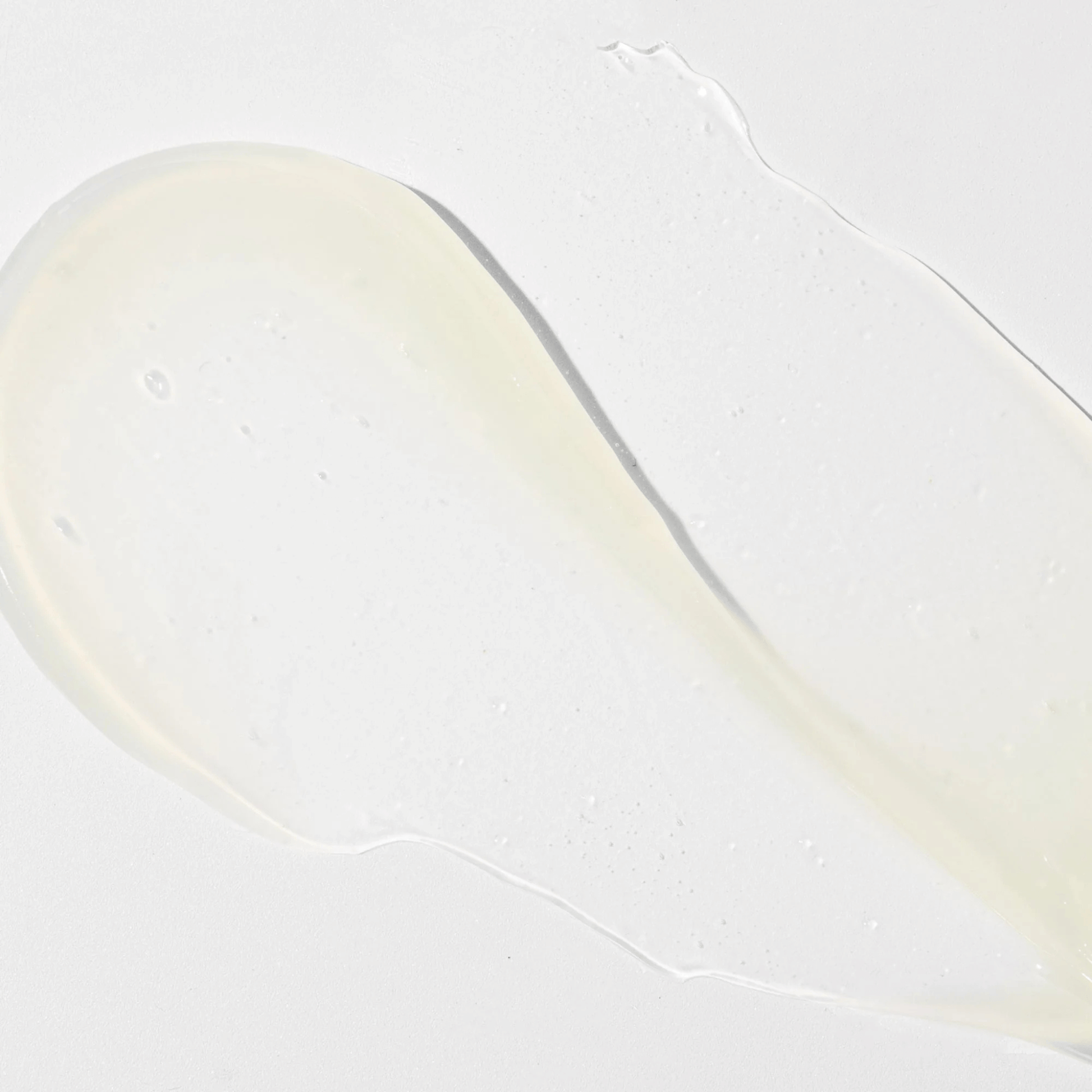 Close-up of Cosmedix lip plumping mask swatch on a white background