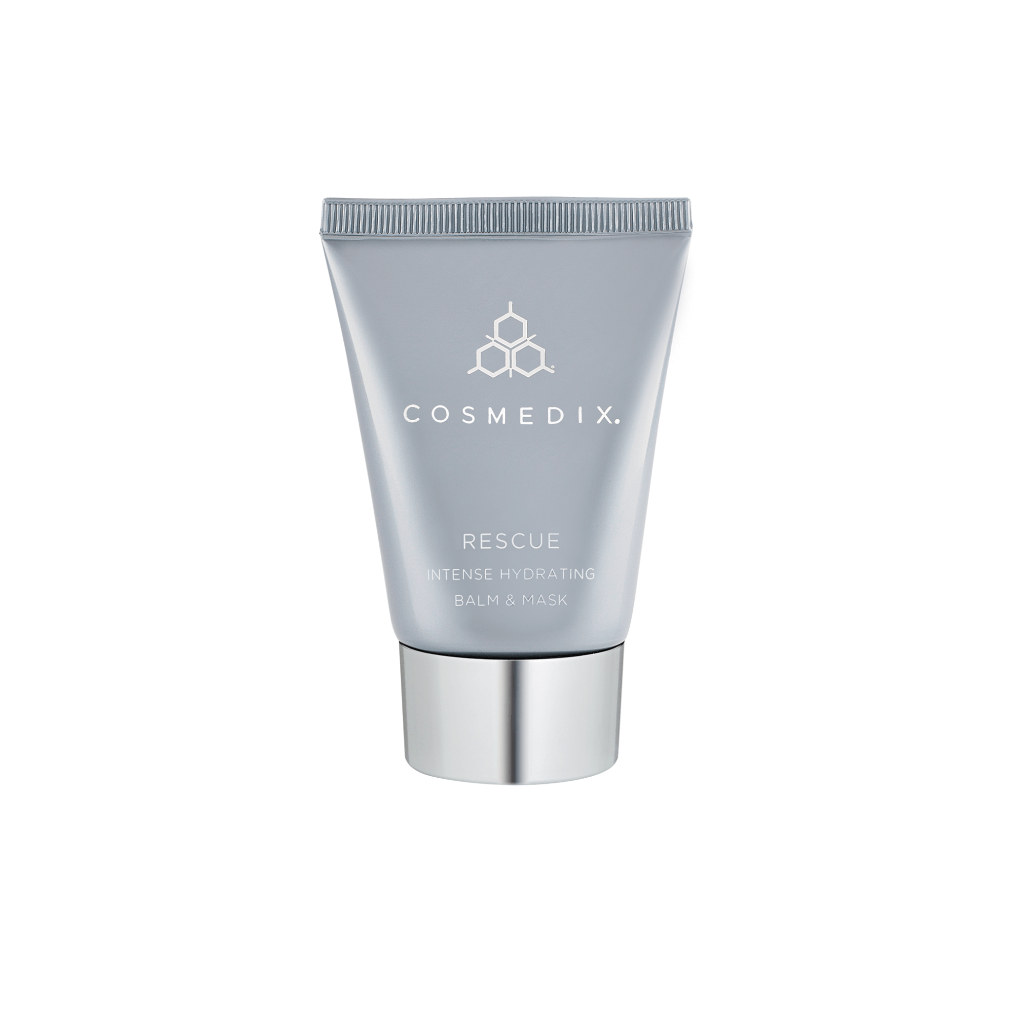 Cosmedix Rescue skincare product on a white background