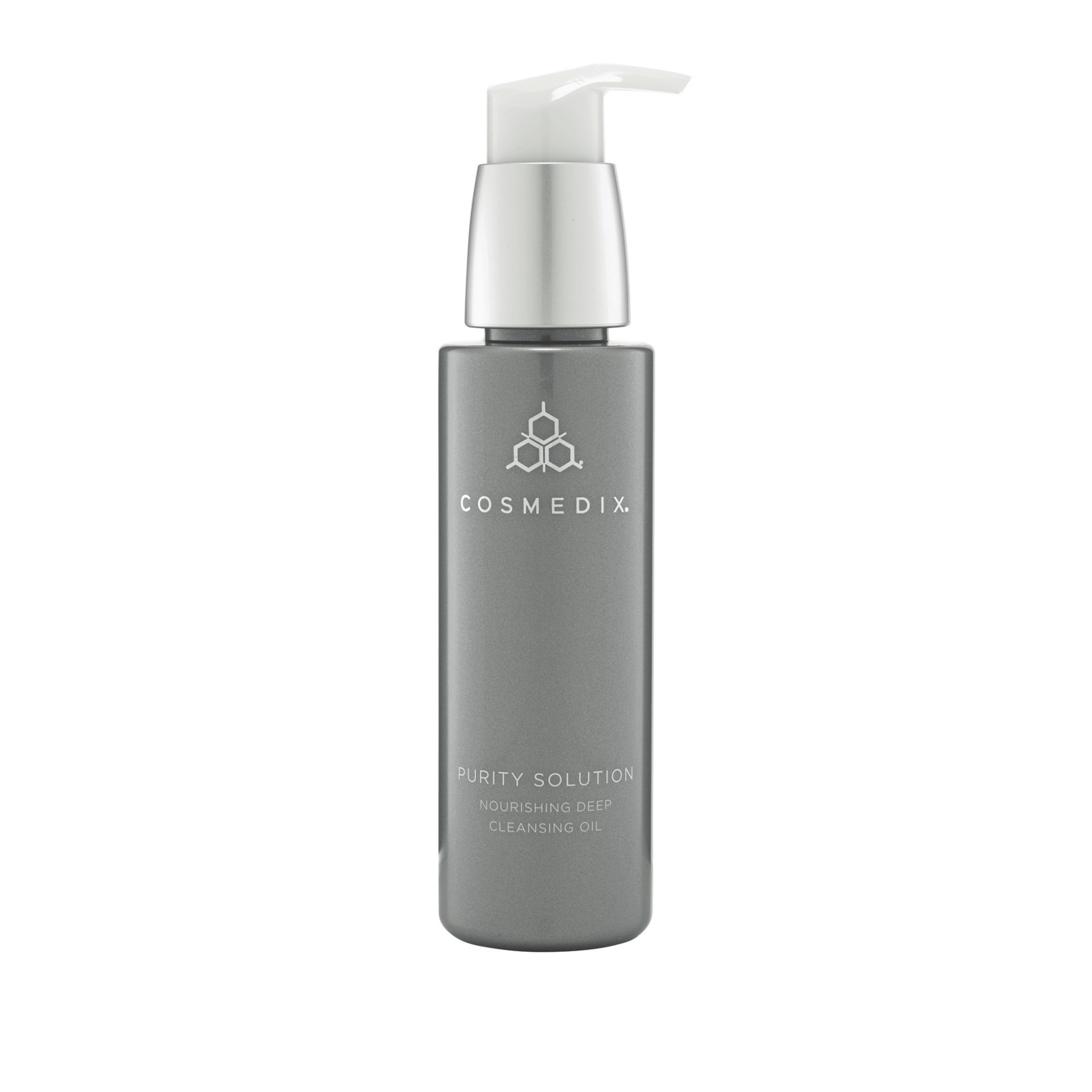 Cosmedix Purity Solution bottle on a white background
