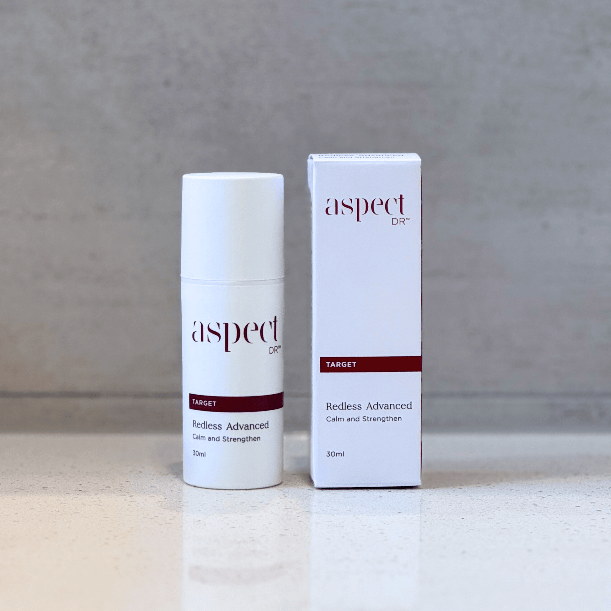 Redless Advanced Aspect Dr product and box 