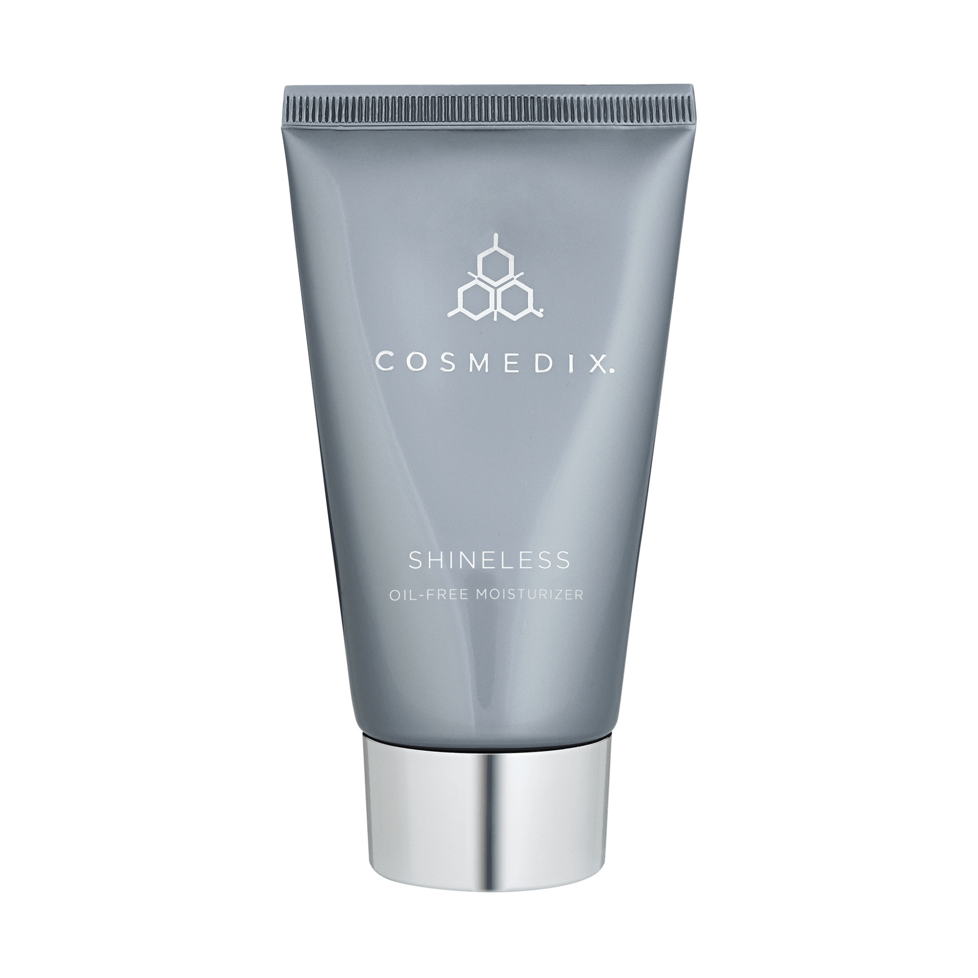 Cosmedix Shineless oil-free moisturizer tube on a white background