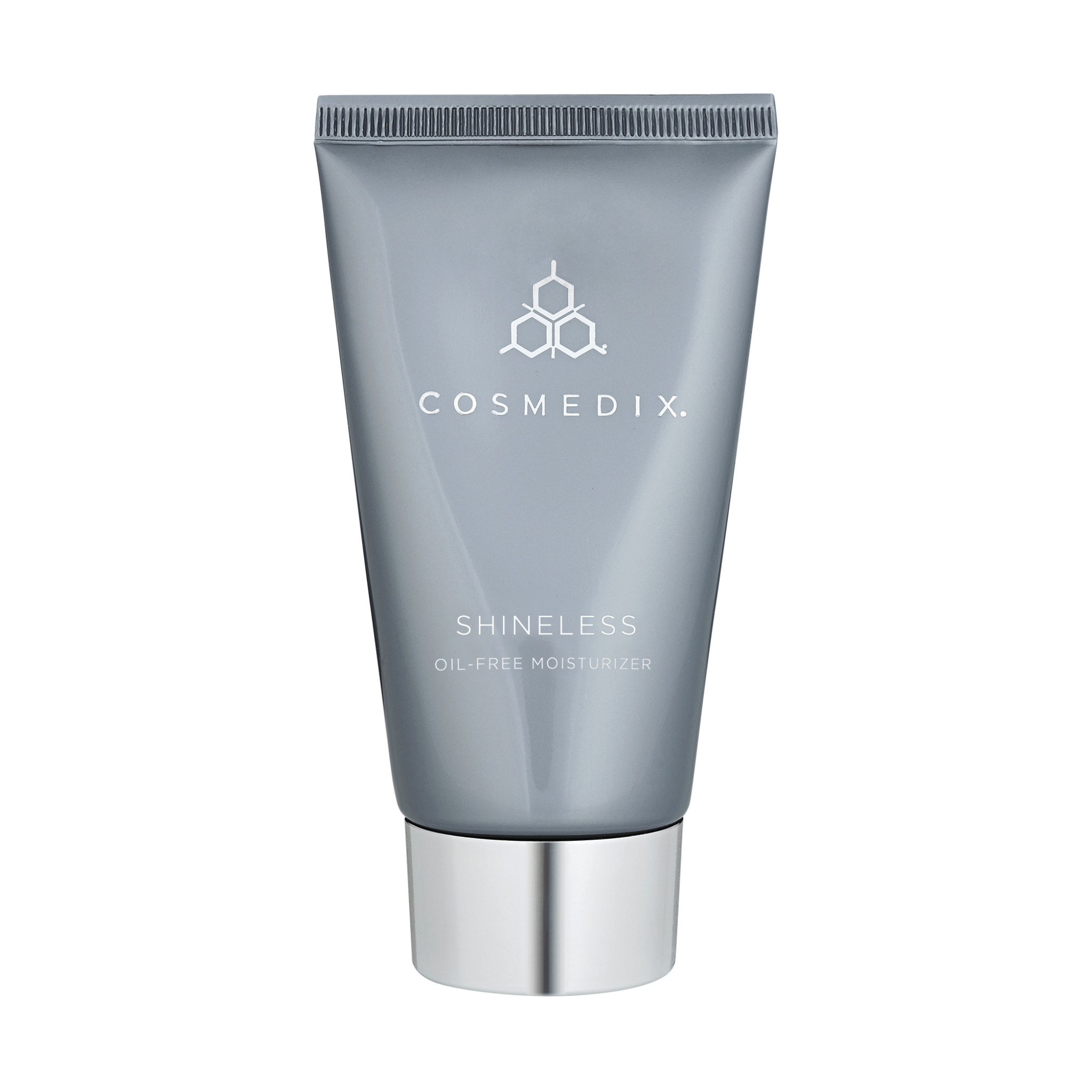 Cosmedix Shineless oil-free moisturizer tube on a white background