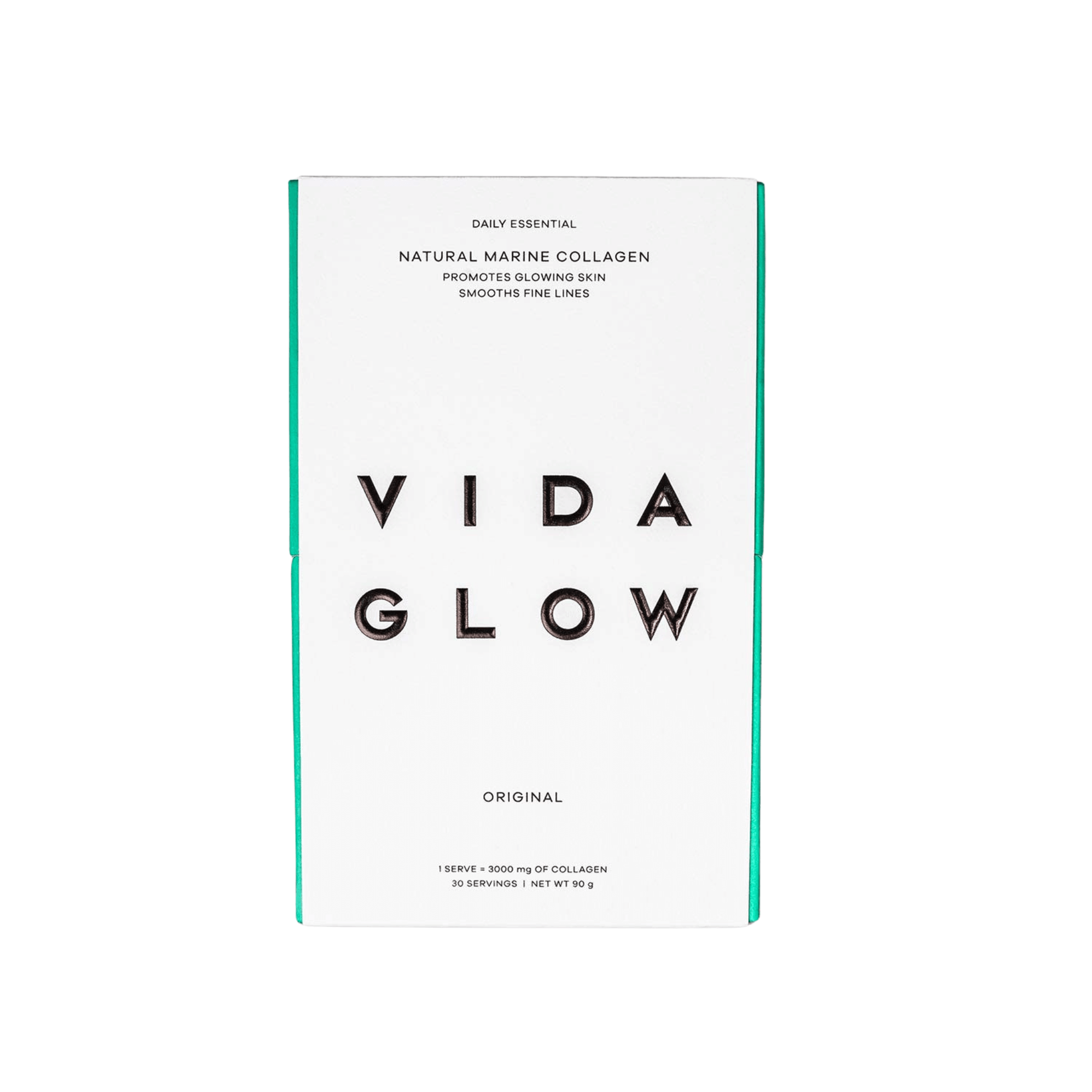 Vida Glow original box front on white background