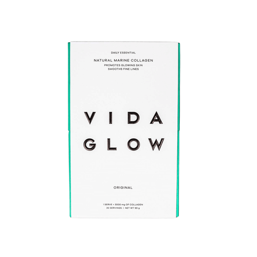 Vida Glow original box front on white background