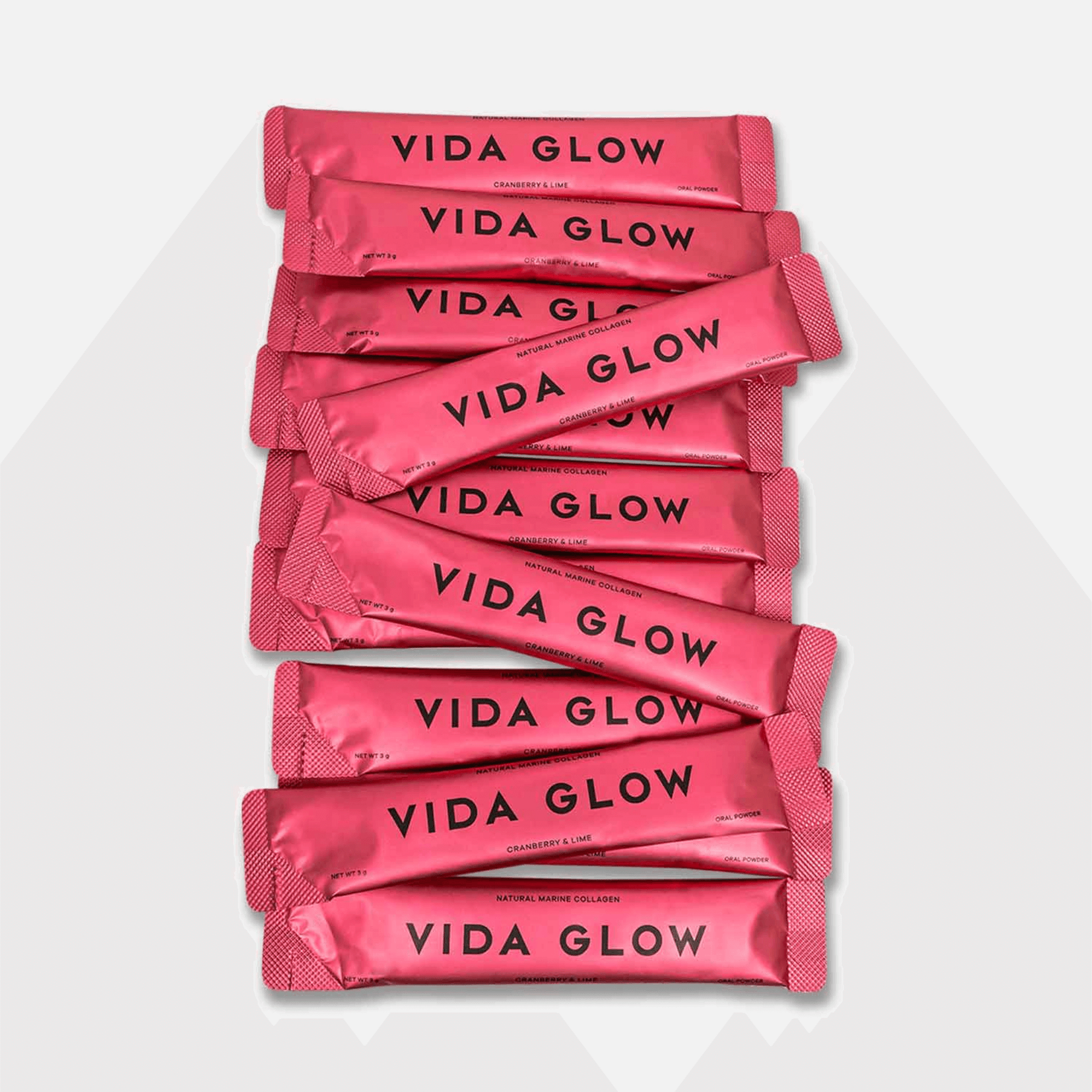 Vida Glow Cranberry and lime sachets